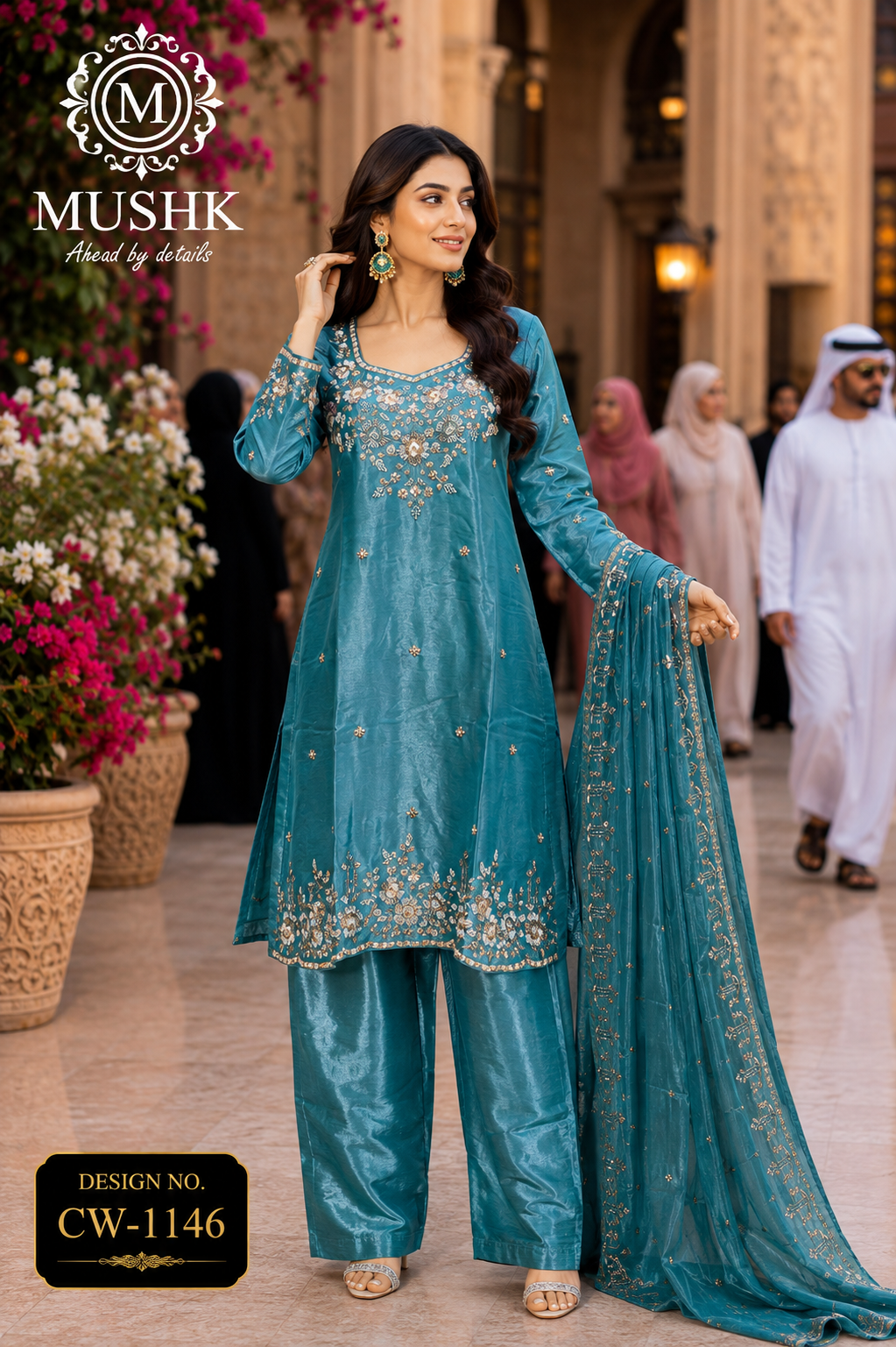 CW 1146 teal suit